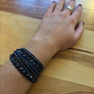 Swarovski crystal blue bracelet